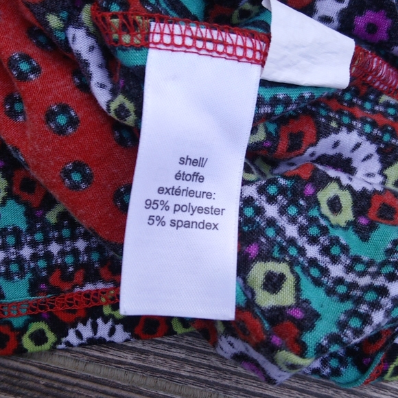 Boho Colorful Flowy Eccentric Patterned Strapless Top - Picture 6 of 10